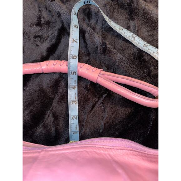 TBAGS LOS ANGELES VINTAGE Y2K HUGE LAVENDER LEATHER BAG - Picture 8 of 10